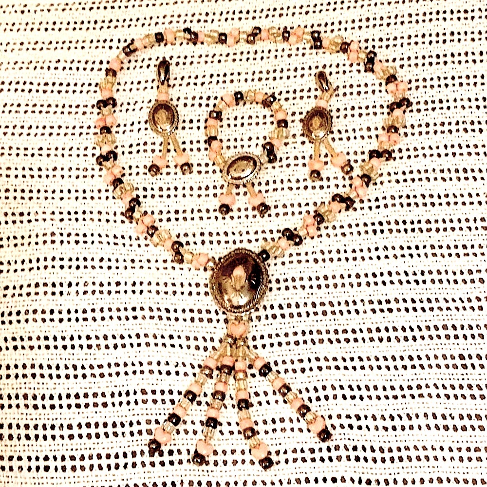 GORGEOUS! Western Native Bead Heart STYLE 🔥🔥🔥 Necklaces Bracelet Earring Set